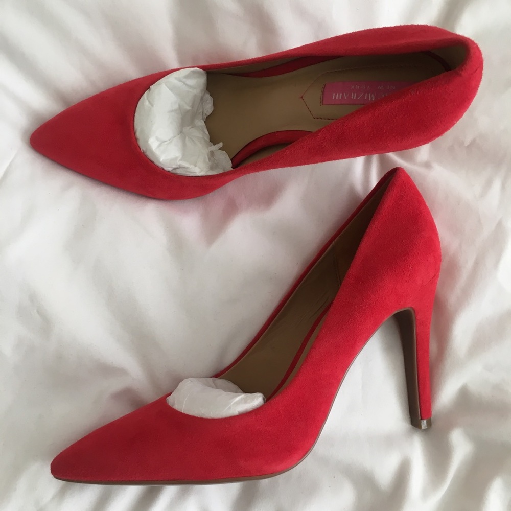 New Isaac Mizrahi New York Lamis Pump - Red Suede